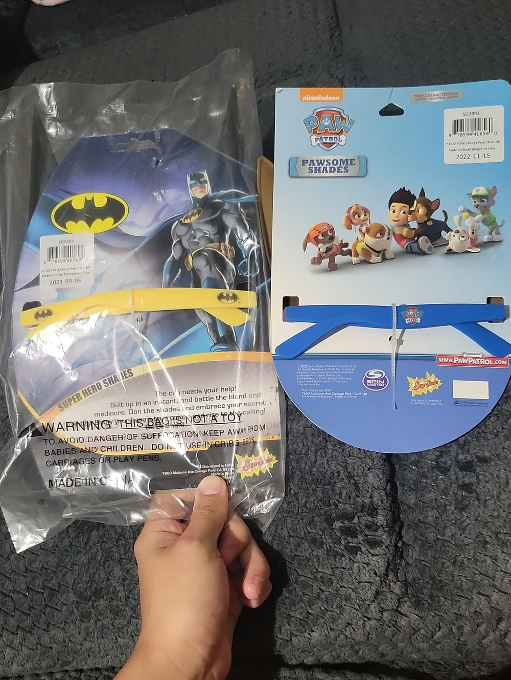 Kids Batman And Paw Patrol Sunglasses